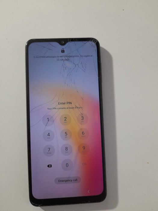 Samsung Galaxy A12 funcțional display spart