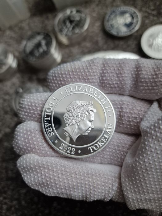 Lingou,monede de argint 999.9