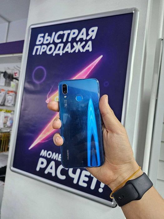 Huawei P20 Lite 4/64 ГБ в синем цвете — аккуратный и лёгкий смартфон