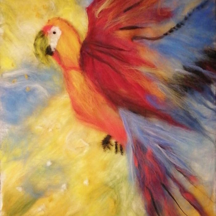 Шерстяная акварель