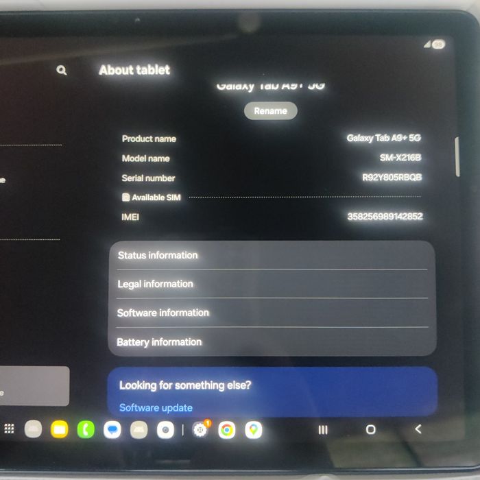 Samsung Galaxy Tab A9+ 5G, 11", 8GB RAM, 128GB, Silver, Ca nouă