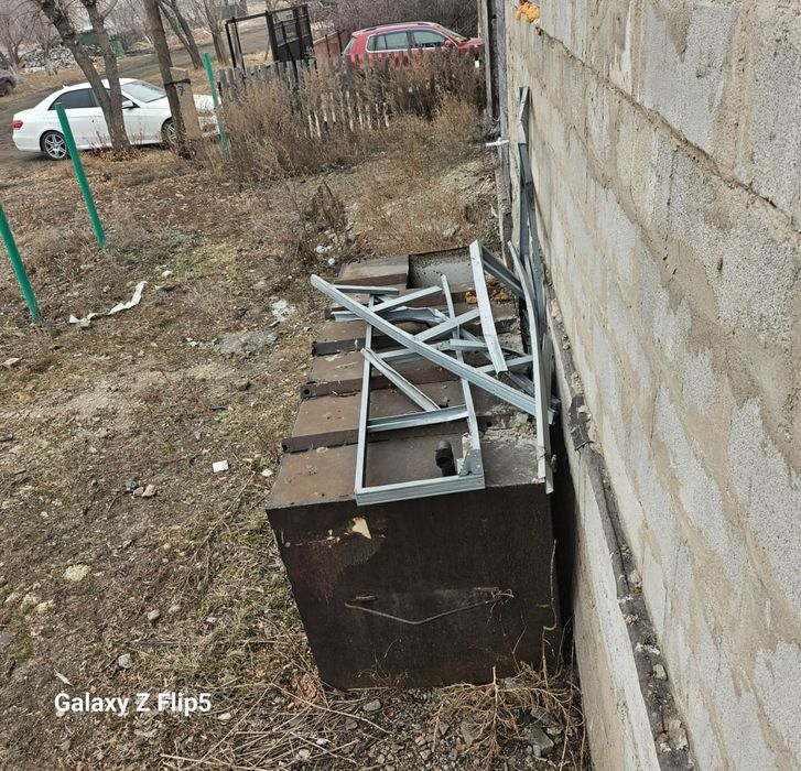 Железный бак на листы метала 2мм