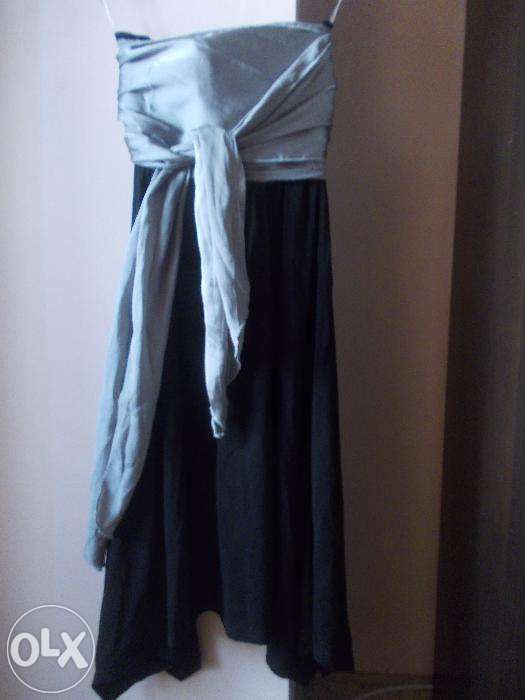 fusta neagra cu talie inalta si centura inclusa