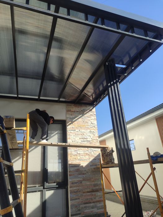 Сварка ишлари ( навес,козирок, лексан, газ ва сув труба)