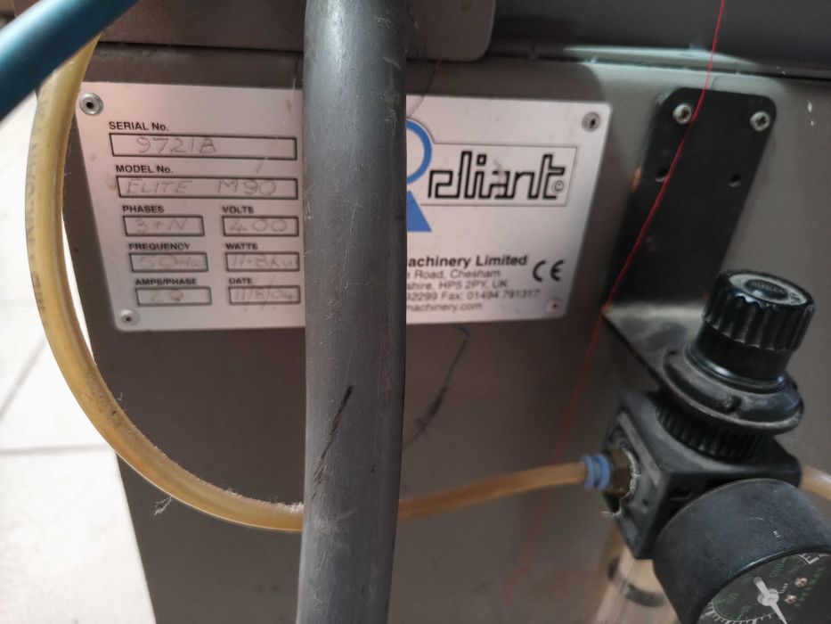 Presa termocolat/ Fusing machine Reliant Elite M90 cu elemente importante de schimb incluse