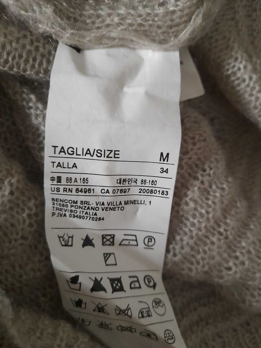 Pulover Benetton,mohair,m, 70 lei
