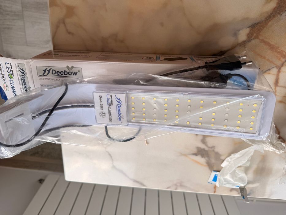 Lampa  led acvariu lumina alba
