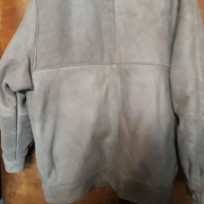 Зимен мъжки кожух тип яке от овчи кожи