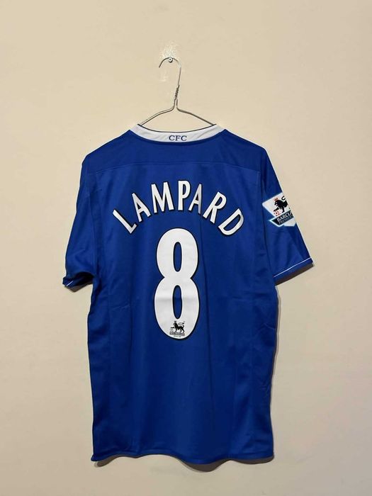 Тениска на Chelsea FC с Frank Lampard и баджове на Висша Лига -  НОВА!