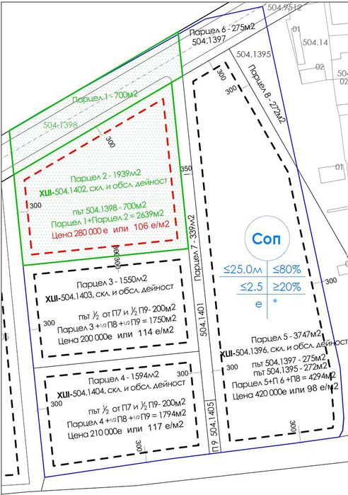 Продава се Парцел в Пловдив, Център - 1790 кв.м за 118 €/кв.м - Снимка #1