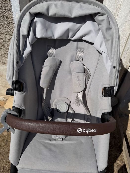 Cybex EOS LUX SLV 3В1 бебешка комбинирана количка