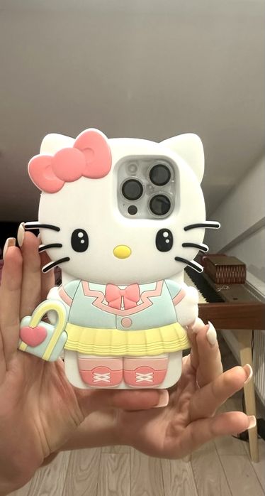 Husa Silicon Hello Kitty iPhone