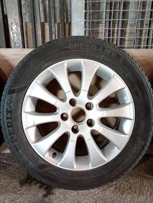 BBS Джанти със летни гуми 205/55/16 6,5J ET50 5x112 цо56,6 Дот 4522