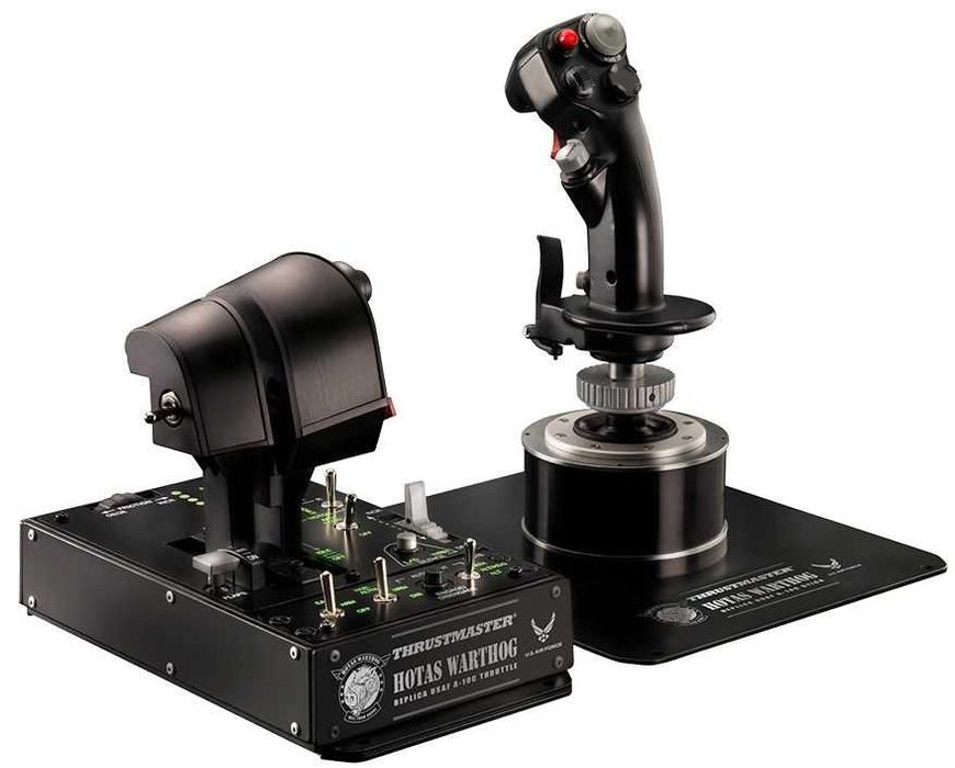 Hotas Warthog Thrustmaster, Set joystick si throttle