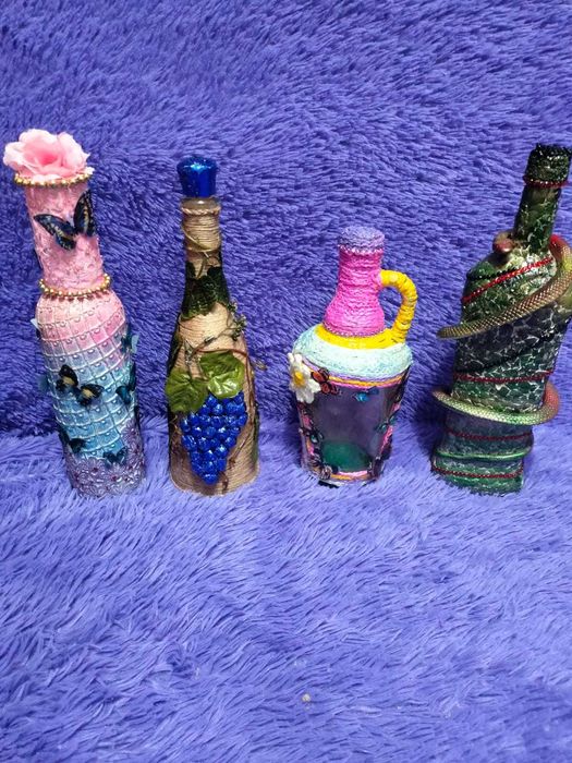 Бутылочки подарочные с дизайном