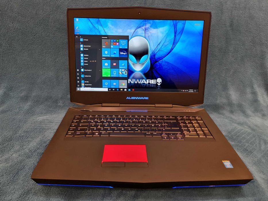 Laptop gaming ALIENWARE model rar ,intel core i7 , 18,4 inch, 2X nvidia
