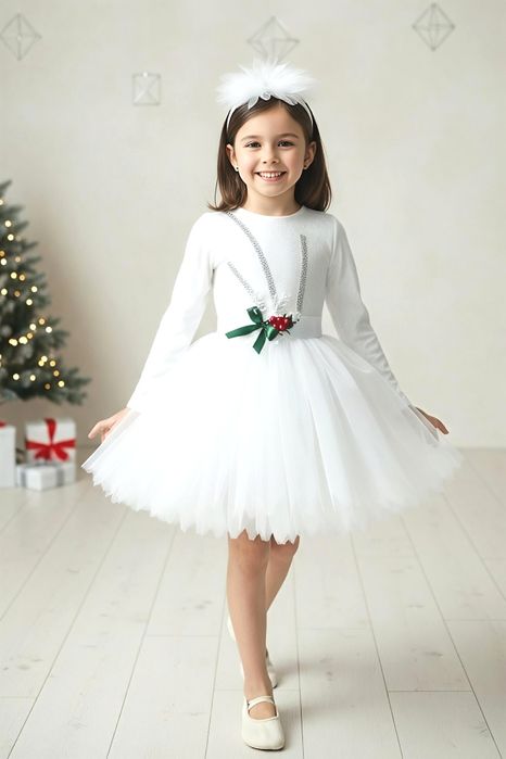 Zana iarna, zana gheții,Craiasa zăpezii costum serbare fetite 3-7 ani