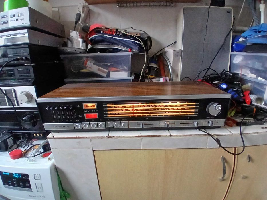 grundig rtv700 (amplificator,radio) vintage, germaniu,1971