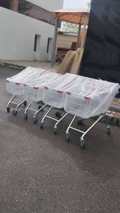 Тележки покупательские для супермаркетов