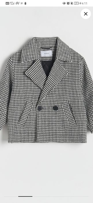 Jacheta in carouri captusita, Reserved, marime 122