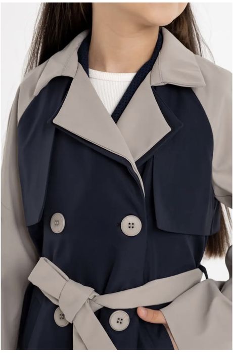 Плащ-тренч для девочки 134-140 см