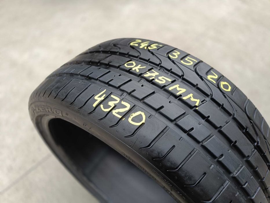 O anvelopa vara 245 35 20 pirelli p zero profil de 7,5 mm