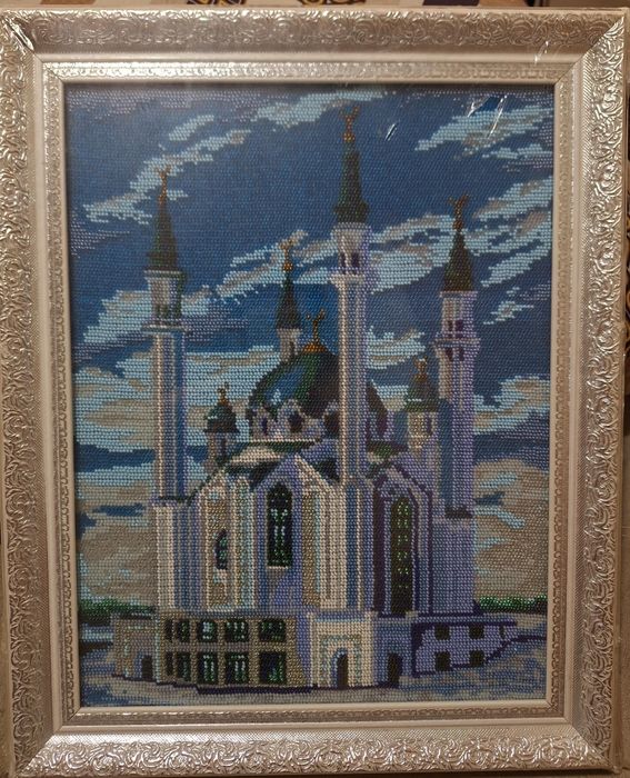 Картина Мечеть вышивка бисером