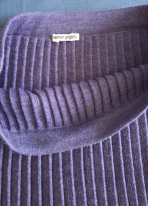 Fusta plisata din lana merinos