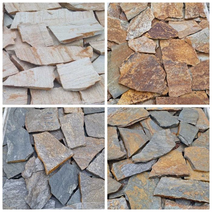 Piatra naturala de placat si pavaj decorativa - depozit cu livrare