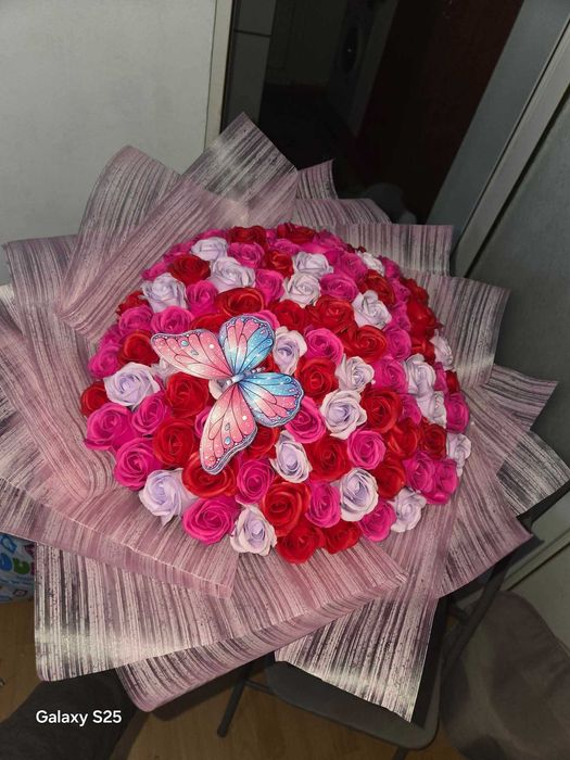 Aranjamente florale din flori de săpun