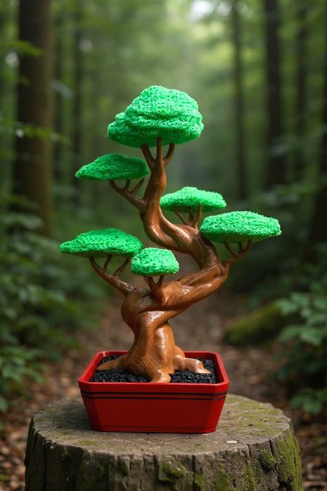 Copac bonsai decorativ  , 23cm