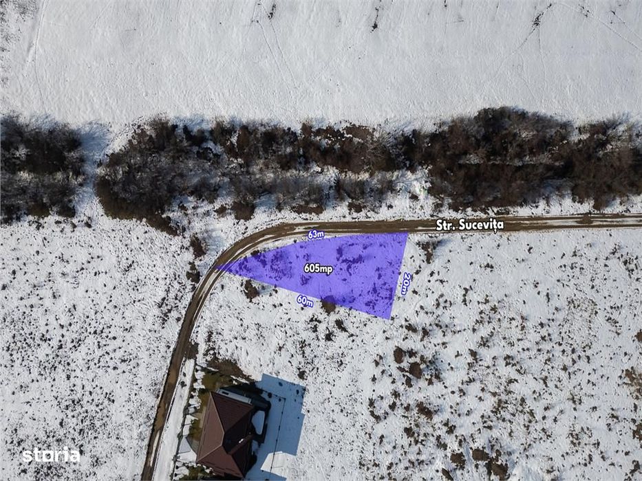 Corbeanca - Paradisul Verde,Teren  605 Mp,Deschidere 63 M,Utilitati