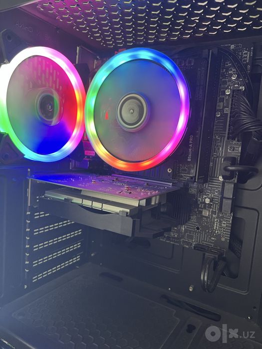 Системный блок i3-10100F, RX 550, SSD+HDD ОЗУ 8GB