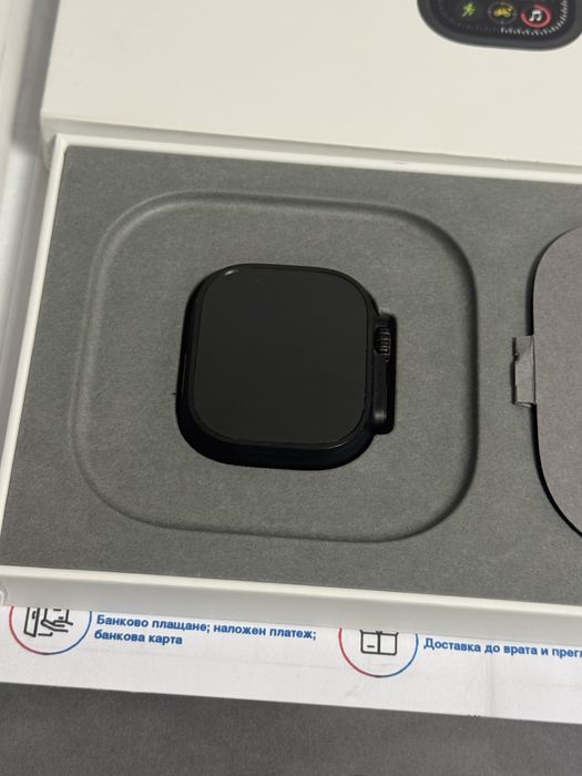 КАТО НОВ 49mm Apple Watch ULTRA 2 CEL Гаранция EMAG 2026г. Black