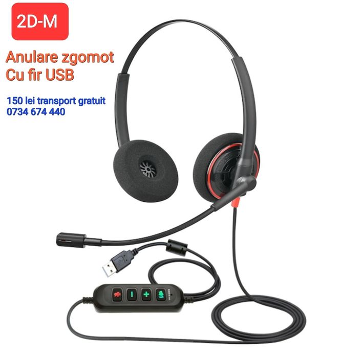 Cască  Call Center diferite modele wireless sau cu fir
