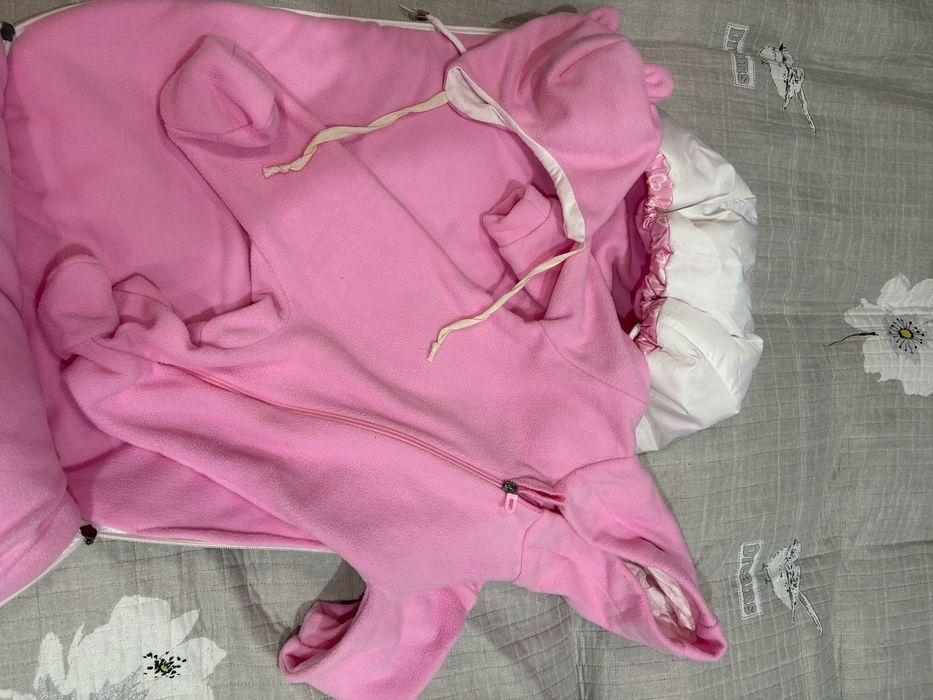 Продам зимний конверт для новорождённого ребёнка