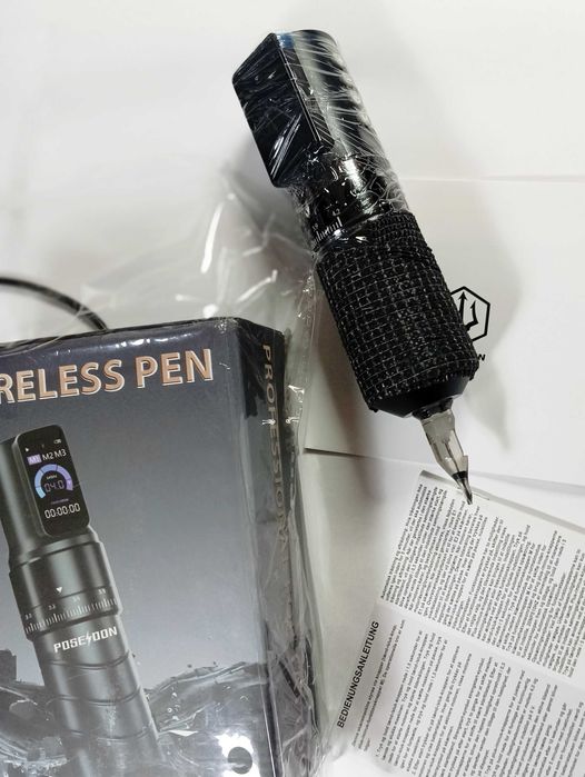 NOU Aparat de tatuat Poseidon Multi Mode și Multi stroke 2.4 - 4.2 mm cu baterie de 2300 mAH