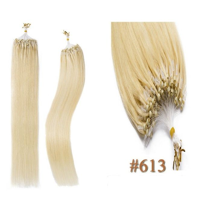 Висококачествена индийска коса с микро ринг