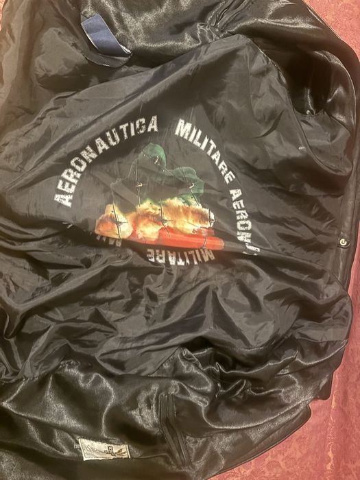 Geaca de piele aeronautica militare