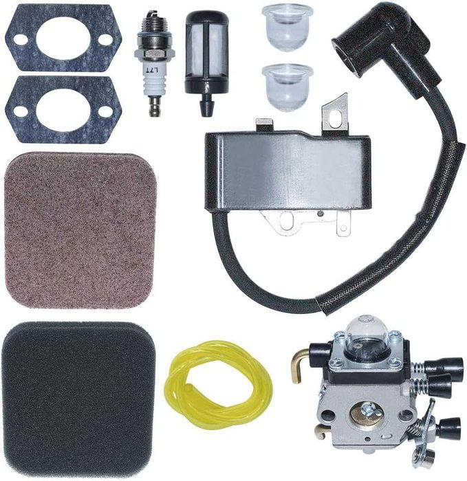 НОВ! Карбуратор + Бобина комплект за Stihl FS75 / FS80 / FS85