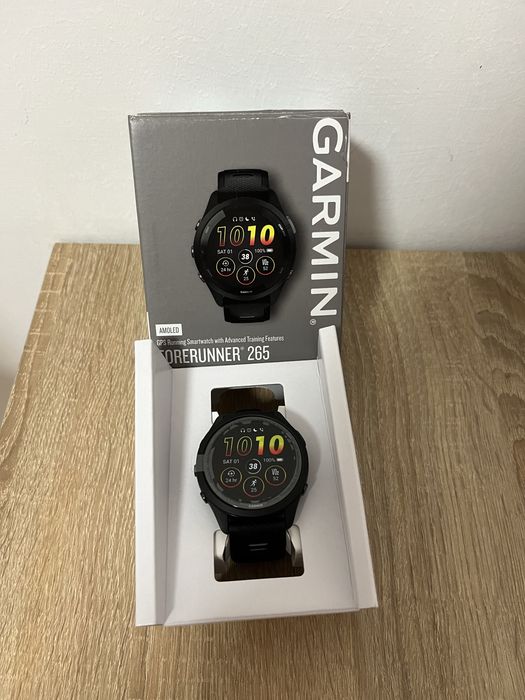 Ceas Garmin AMOLED Forerunner 265, 46 mm NOU