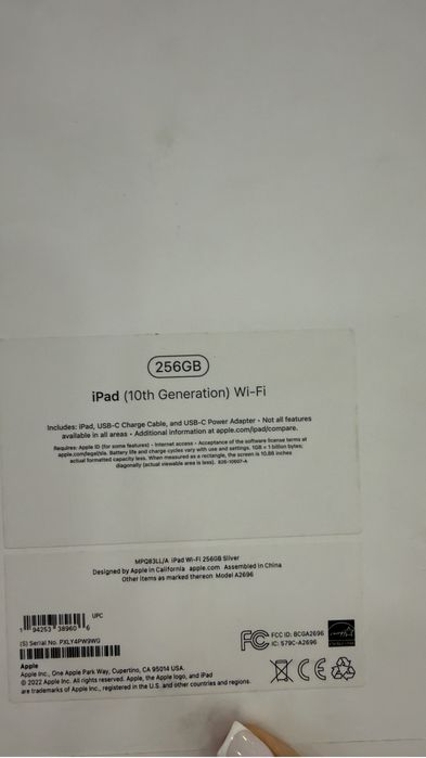 iPad 10 256gb 93%
