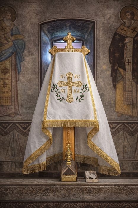 Acoperământ Cruce Biserica.