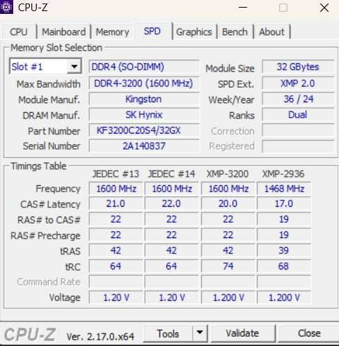 Memorie Laptop Kingston FURY  64GB (2x32) DDR4 3200MHz CL20 garantie