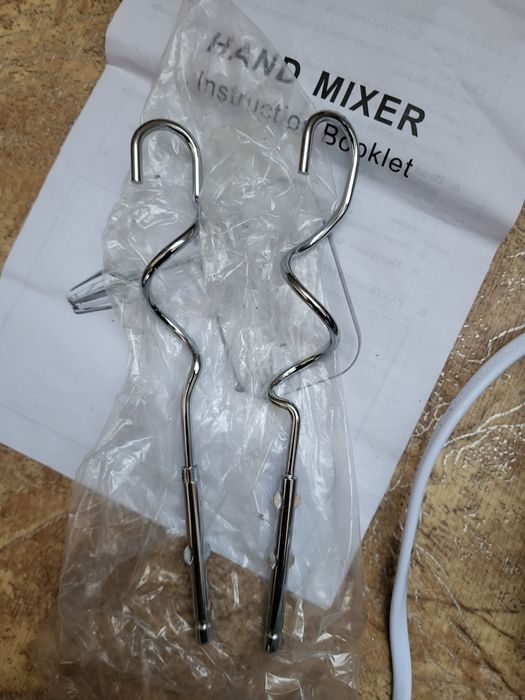 Ручной миксер 1 пара крючков