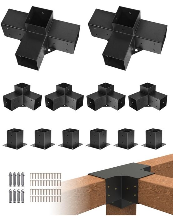 Kit pergola cu acoperiș dublu