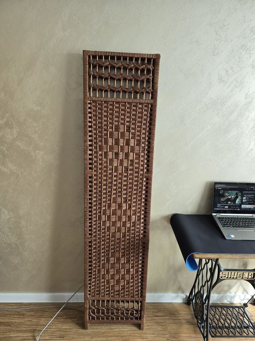 Параван от естествен ратан