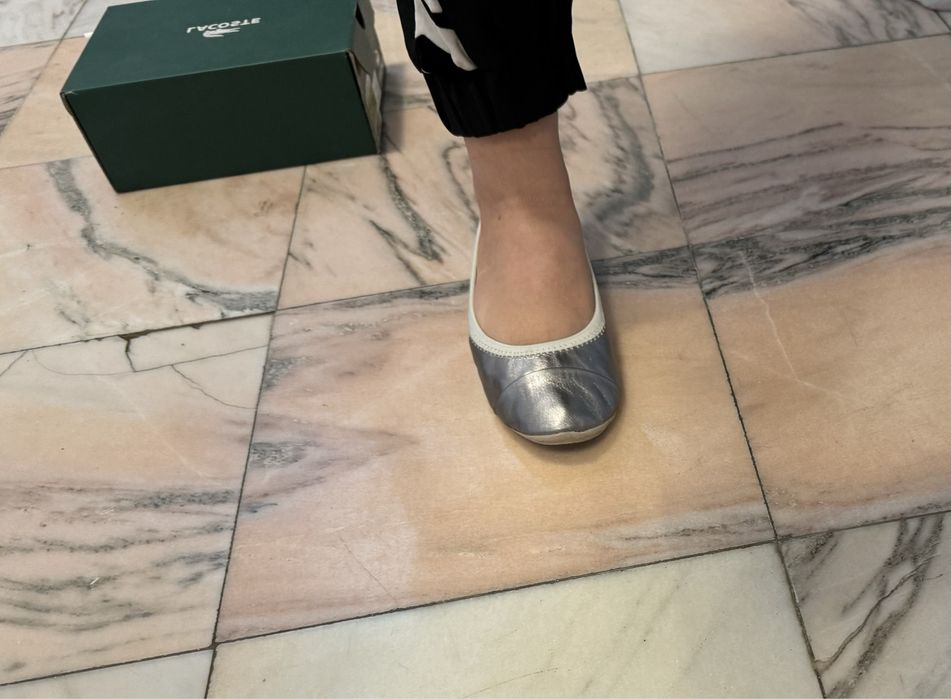 Balerini Lacoste piele naturala