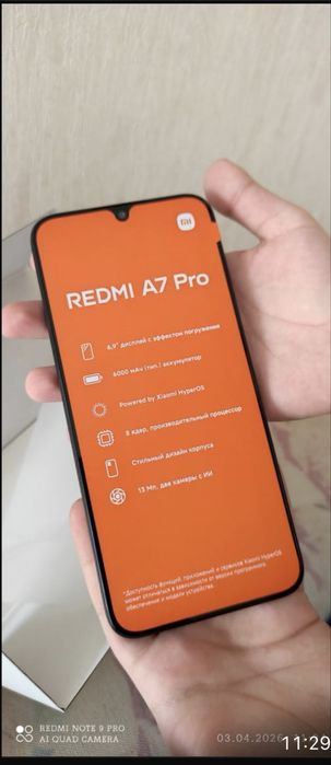Продам новый Redmi a7 Pro