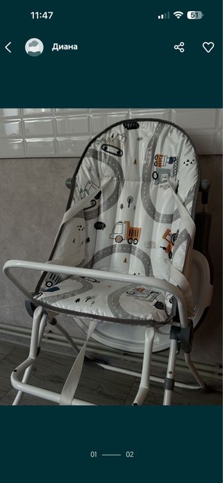 Коляска и стул для кормления